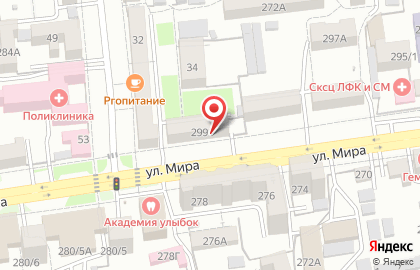 Обувной двор на улице Мира на карте