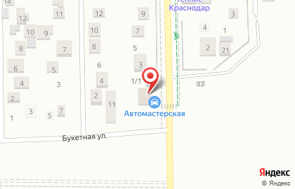 Автокомплекс на Александровской, 1 на карте