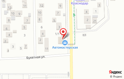 Автокомплекс на Александровской, 1 на карте