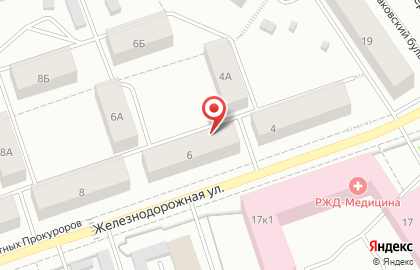 Адвокатский кабинет Torshin & Partners на Железнодорожной улице на карте