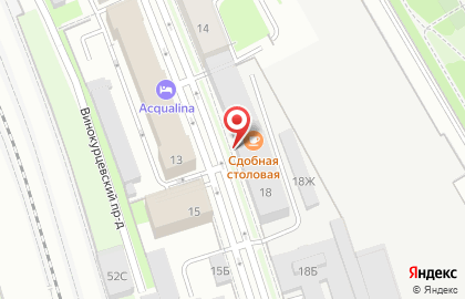 Деловой центр Пушкинский в Адмиралтейском районе на карте