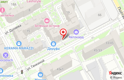 Студия цвета Tikkurila в Нижнем Новгороде на карте