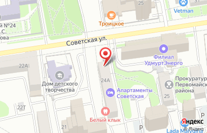 Сервисный центр Электроник на Советской улице на карте