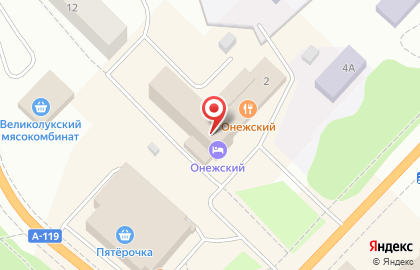 Гостиница Онежская на карте