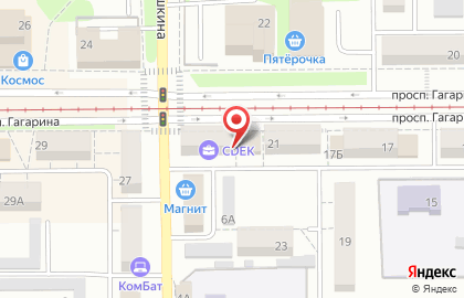 База строительных и отделочных материалов Стройдвор на проспекте Гагарина на карте