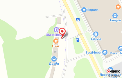 Кафе-бистро Очаг в Твери на карте