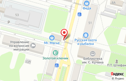Магазин разливных напитков Пивной причал на улице Свердлова на карте