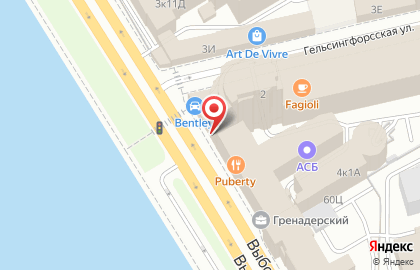 IT-компания СКБ Контур на Гельсингфорсской улице на карте
