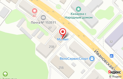Банкомат на Ивановской улице на карте