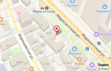 Типография Декарт+ на Марксистской улице на карте