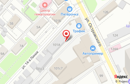 ООО Стройтех на улице Островского на карте