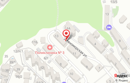 Секция рукопашного боя на улице Дивноморской на карте