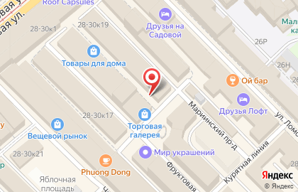 Магазин домашнего текстиля в Санкт-Петербурге на карте