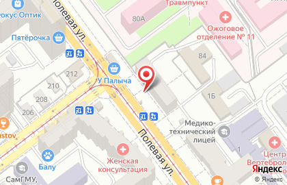 Киоск по продаже печатной продукции Печать на Полевой улице на карте
