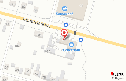 Фирменный магазин Владимирская Фабрика Дверей на Советской улице на карте