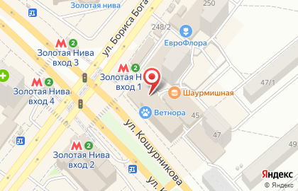 Торгово-сервисная компания ЕвроЛюкс на улице Бориса Богаткова на карте