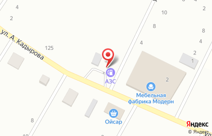 АЗС в Грозном на карте