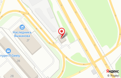 Шиномонтажная мастерская на ул. Неделина, 2Б на карте