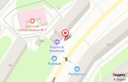 Мини-отель Rooms & Breakfast на карте