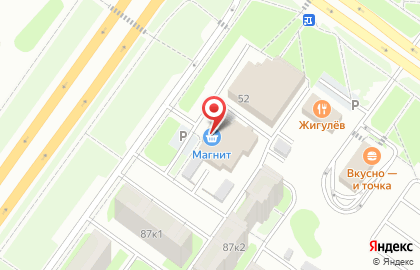 Супермаркет Магнит на улице Можайского на карте