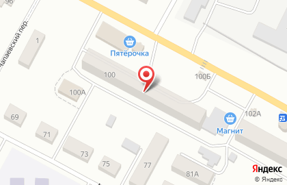 Супермаркет Магнит на улице Горького на карте