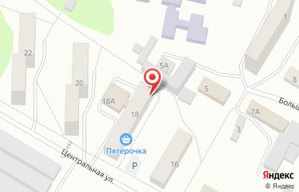 Продовольственный магазин Кристалл на Центральной улице на карте