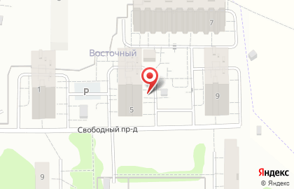 Восточный, микрорайон, ООО БРЭСТ в Свободном проезде на карте