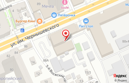 Общественная организация Время жить в Октябрьском районе на карте
