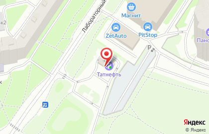АЗС Neste на Лабораторном проспекте на карте