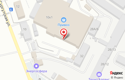 Дом мебели на Сургутской улице на карте