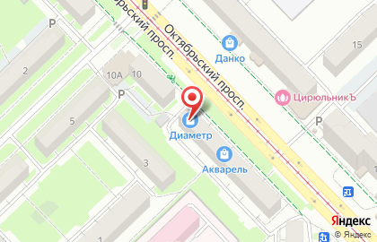 Центр крепежа, инструмента и отделочных материалов Диаметр на карте