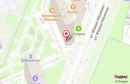 Автомат по продаже питьевой воды Источник здоровья на улице Фёдора Абрамова на карте