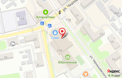 Супермаркет Пятёрочка на улице Чернышевского на карте