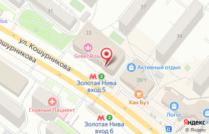 Туроператор Pac Group на улице Кошурникова на карте