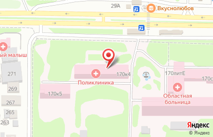 Ростовская областная клиническая больница Поликлиника на карте