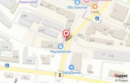 Мастерская Каблучок на Базарной улице на карте