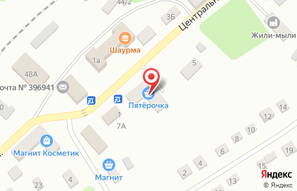 Киоск быстрого питания Русский аппетит на Центральной улице, 5 на карте