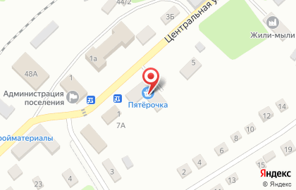 Магазин разливного пива Хмельная Миля на Центральной улице на карте