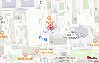 Апрель в Прикубанском округе на карте