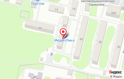 Управление Министерства труда и социального развития по Омскому району Омской области на карте