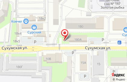 Коробейник на улице Терновского на карте