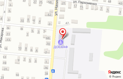 Автошкола ДОСААФ, автошкола на улице Нахимова на карте