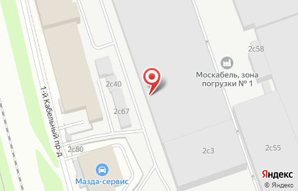 Завод гипсовой лепнины Дикарт на Авиамоторной на карте