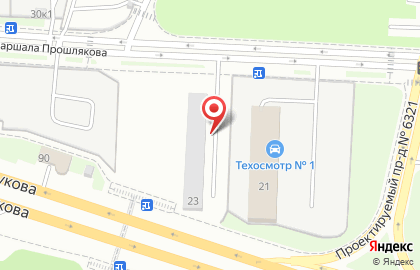 Установочный центр Tonirovka-avto.moscow на улице Маршала Прошлякова на карте