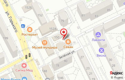 Мастерская по ремонту одежды на улице Горького на карте