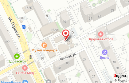 Магазин тканей в Калининграде на карте