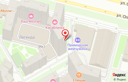 Винный супермаркет Ароматный мир в Приморском районе на карте