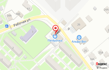 Супермаркет ДИКСИ на Школьной улице на карте