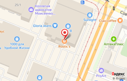 Ресторан быстрого питания KFC на Кузнецком проспекте на карте