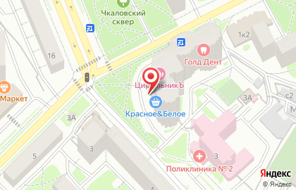 Магазин Красное & Белое в Рязани на карте